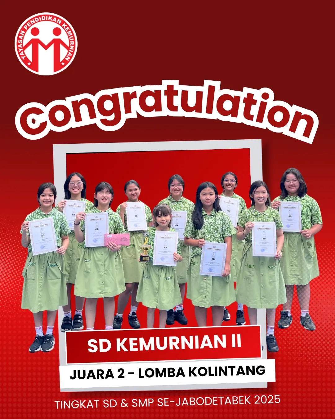 Juara 2 Kolintang 2025